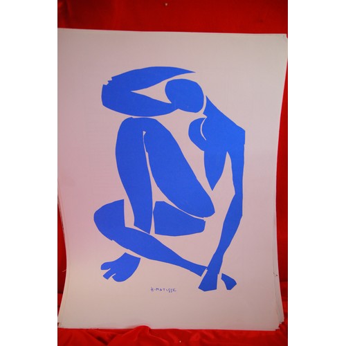 1 - A large selection of prints of the works of Matisse, plus a book on Matisse