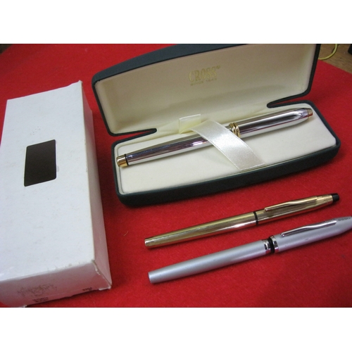 127 - A Cross Century Medalist in original case, a Cross 10ct rolled gold bodied fountain pen with 14ct go... 