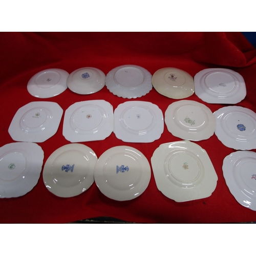 130 - Square or round this lot has it all .Over 42 side or Sandwich or cake plates by various manufacturer... 