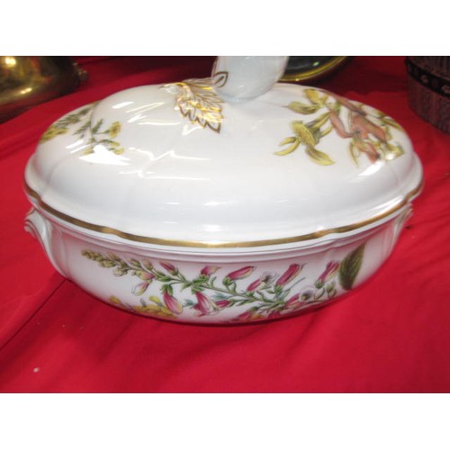 92 - Spode Oval Lidded casserole ,Tureen in the Stafford Flowers pattern in mint condition.