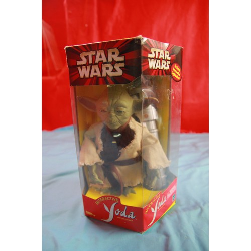 363 - An interactive Star Wars Yoda in original packaging