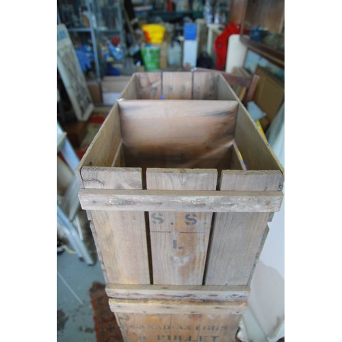 288 - x2 vintage egg crates