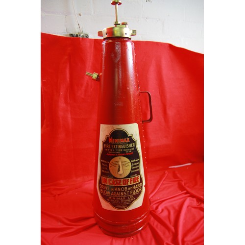 280 - A 1948 Minimax conical Fire Extinguisher with brass fittings in excellent condition