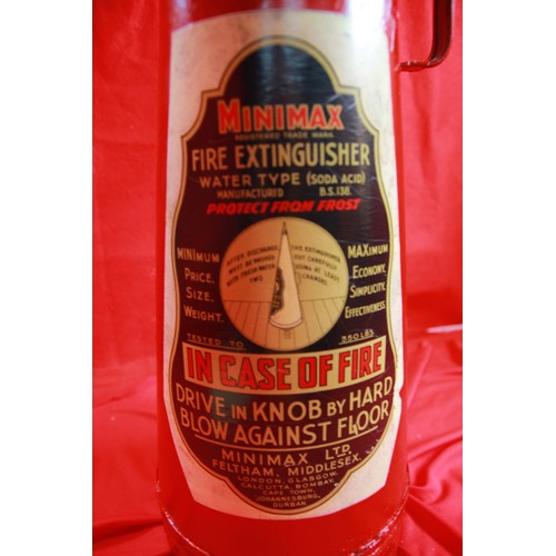 280 - A 1948 Minimax conical Fire Extinguisher with brass fittings in excellent condition