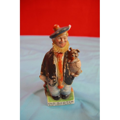 85 - A Scotsman figure which doubles as a whisky holder.
Approx 6 inches tall with cork bung