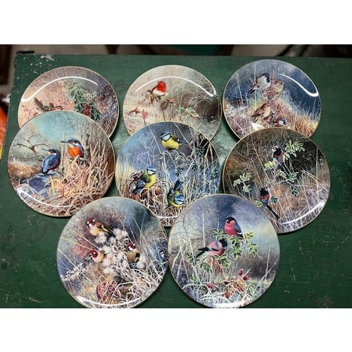 47 - x8 Coalport Limited Edition bird plates