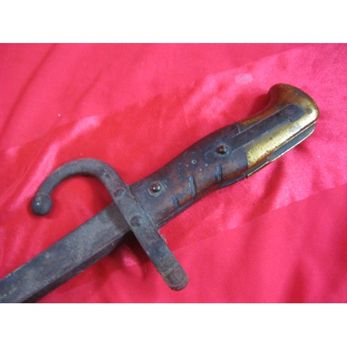 192 - An 1874 pattern French Graz bayonet without scabbard
