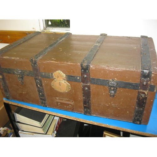 181 - Vintage Steamer Trunk