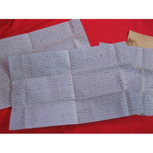 196A - A letter written on July 20th 1878 by Francis Gotch of the Diamond Fields Volunteer Horse, camped ne... 