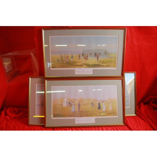 174 - x6 vintage golf prints