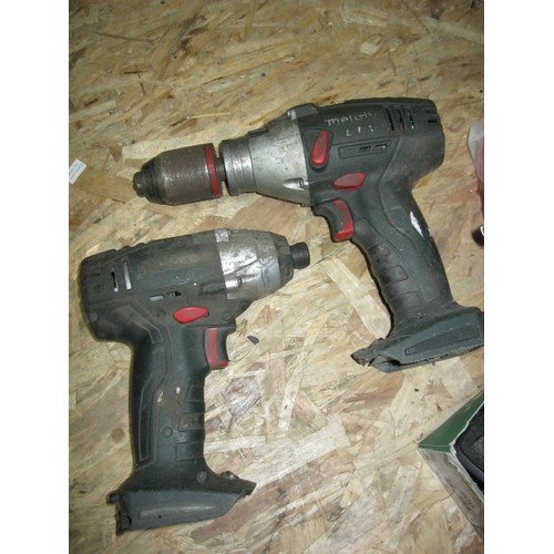 175 - A pair of Metabo Impact Drivers, no batteries