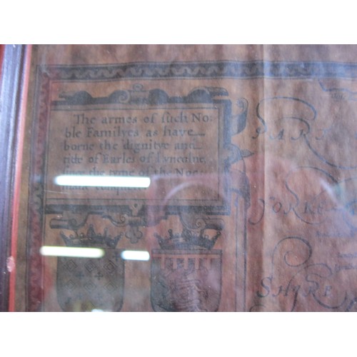 243 - An antique map of 