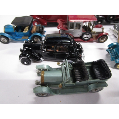 266 - A Selection of Model cars including a Rio Mercedes and an American old timer hot shot type car and s... 