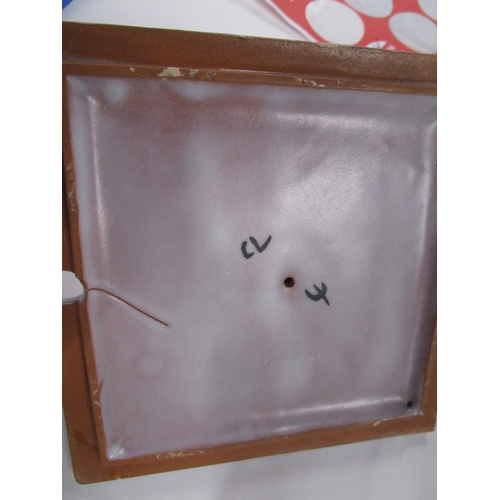 281 - Poole pottery square honey pot with bee lid in the WW pattern 1920s 30s .
Matching Artist for Lid an... 