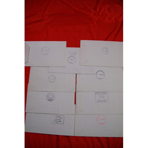 297 - A set of 9 aviation themed first day covers including signed examples