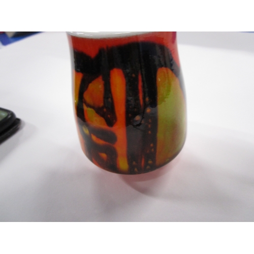 311 - Poole Pottery Delphis shape 31 hand thrown mini vase painted by the distinctive Carol Cutler.