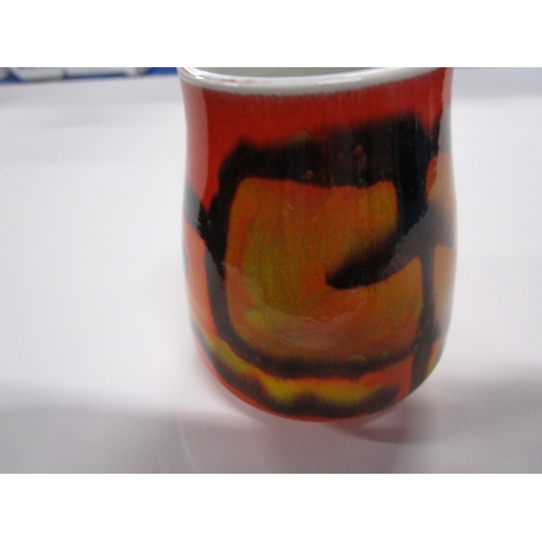 311 - Poole Pottery Delphis shape 31 hand thrown mini vase painted by the distinctive Carol Cutler.