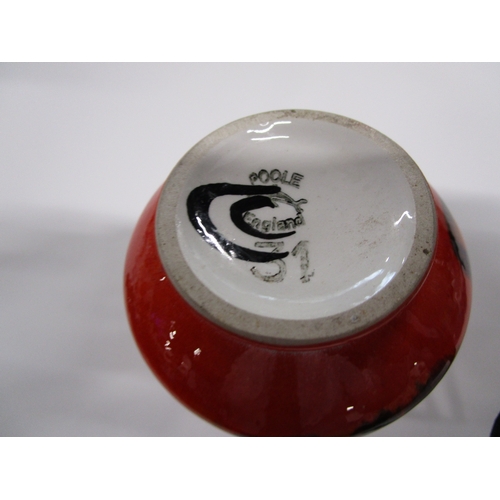 311 - Poole Pottery Delphis shape 31 hand thrown mini vase painted by the distinctive Carol Cutler.