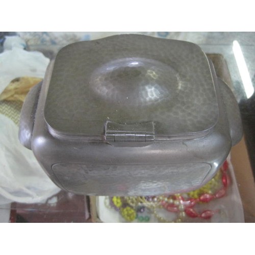 321 - Don Pewter Tea Caddy model 1244 by Copper Bros of Sheffield