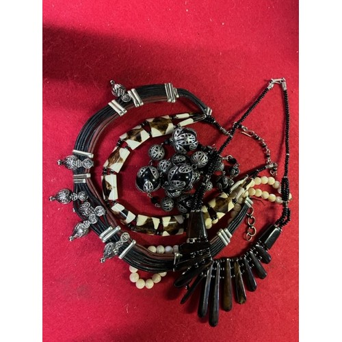 336 - Collection of Vintage Ethnic Style Necklaces