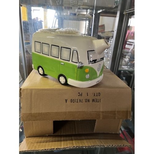 337 - Campervan Teapot (new in box) (15)