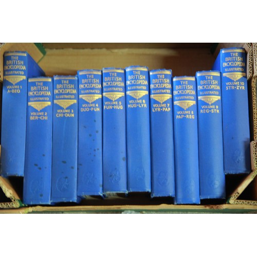 6 - Ten Volumes of Odhams Press Illustrated Encyclopedia