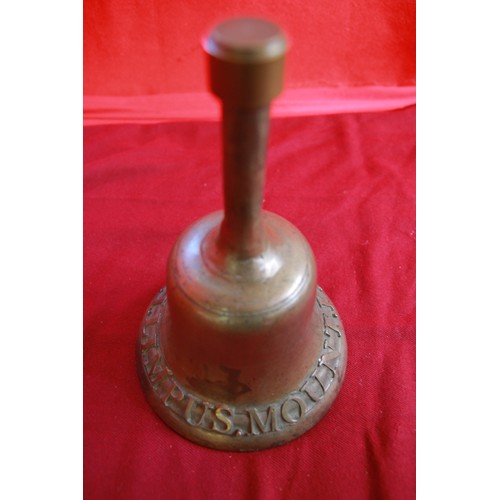 8 - Large Bronze Handbell inscribed 'Limpus Mount Pleasant'