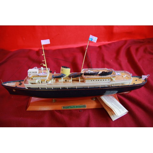 11 - Model of Royal Yacht Britannia by Nauticalia Tribute Models