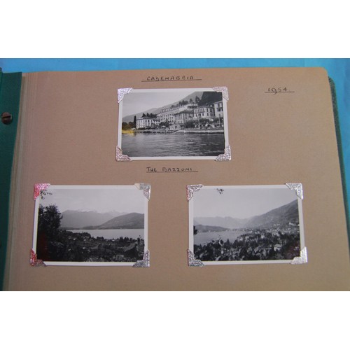 13 - 1954 Photo Album with views of Italy including Venice, Milan and Como