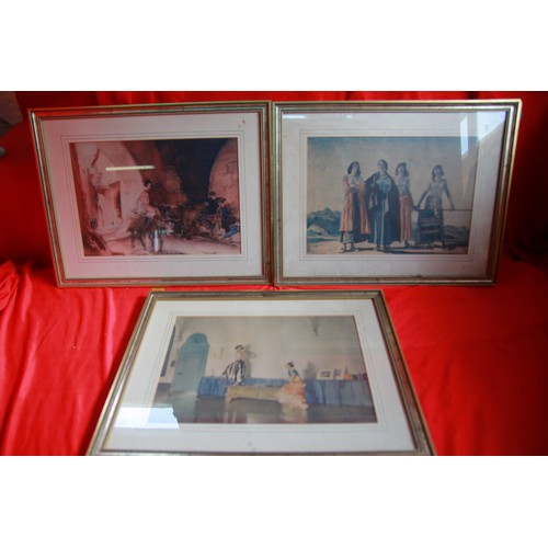 83 - Six Framed Sir William Russell Flint prints (54)