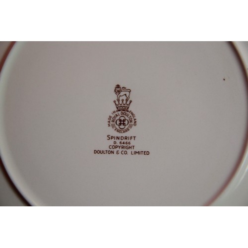 29 - A Royal Doulton Spindrift dinner and tea service in good order