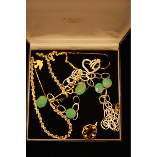 269 - A box of good quality costume jewellery