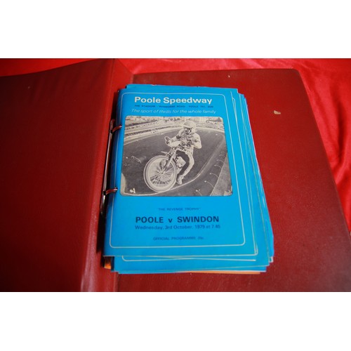 182 - A selection of Poole Pirates Speedway programmes - from the mid-1970's to the mid-1980's