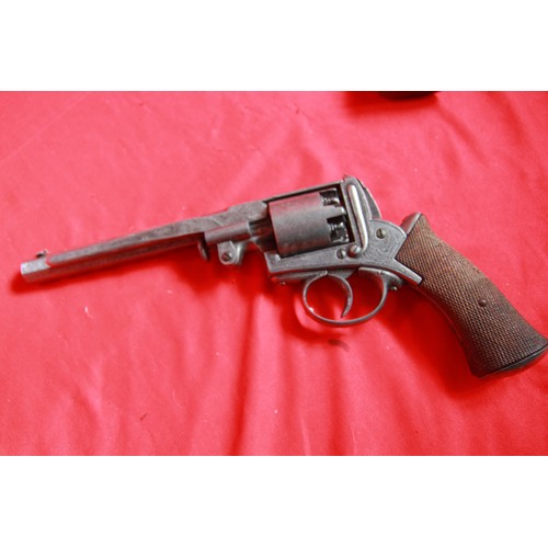 366 - A heavy vintage replica pistol, believed to be a Schofield hammerless