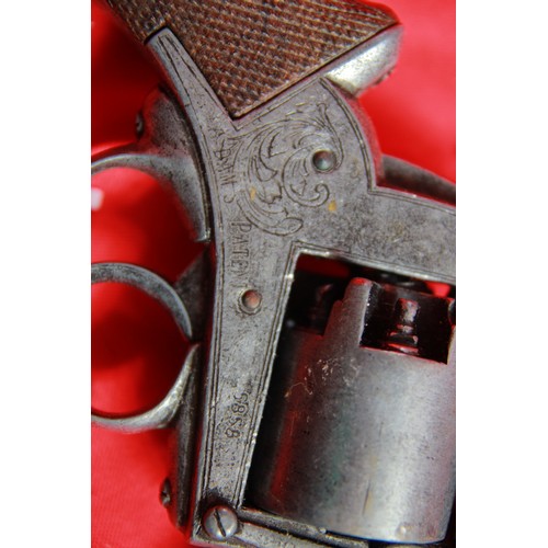 366 - A heavy vintage replica pistol, believed to be a Schofield hammerless