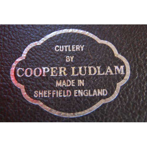 326 - A 42 piece canteen of cutlery by Cooper Ludlum of Sheffield, boxed