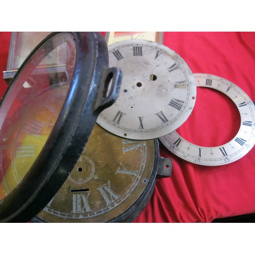 157 - 3 vintage clocks, a/f