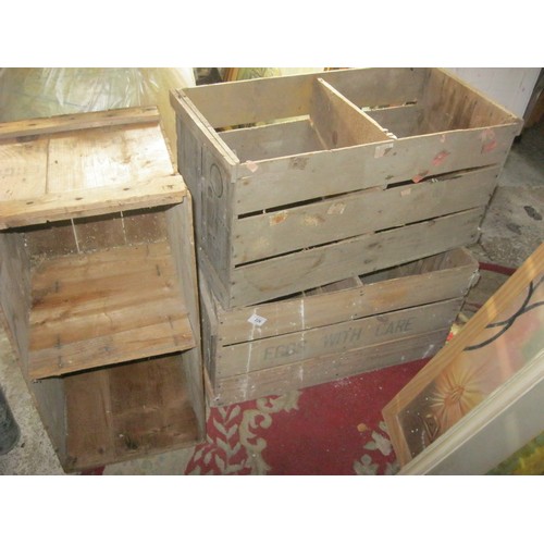 226 - 3 vintage egg crates