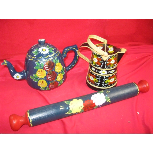 305 - 3 pieces of decorative bargeware in good order