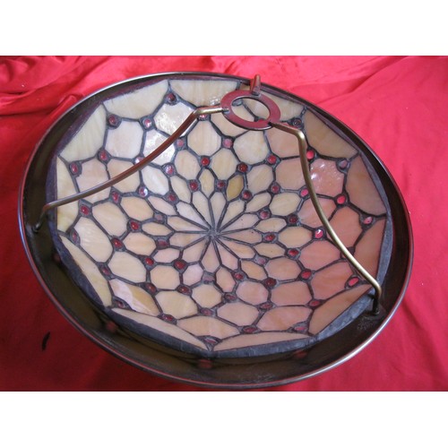 325 - A vintage Tiffany-style ceiling shade in good order