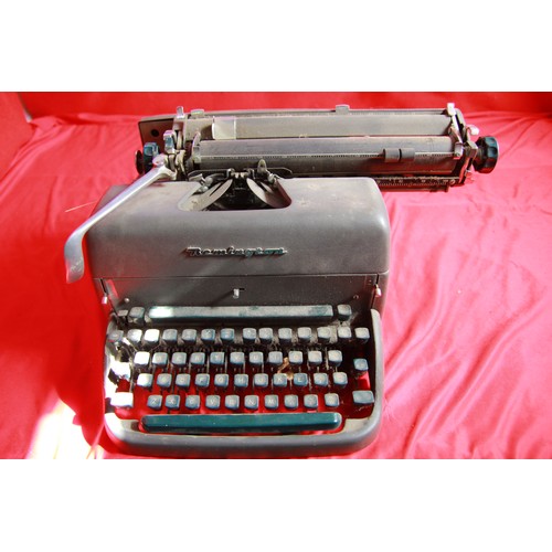 72 - A vintage Remington Rand typewriter