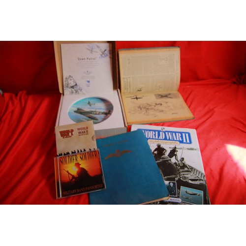 83 - A large box of Aviation related books, pictures and ephemera etc