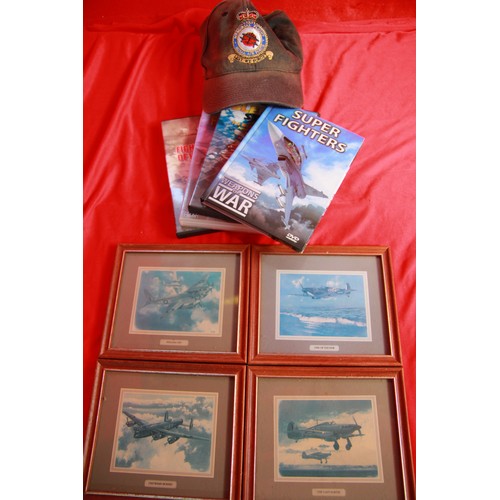 83 - A large box of Aviation related books, pictures and ephemera etc