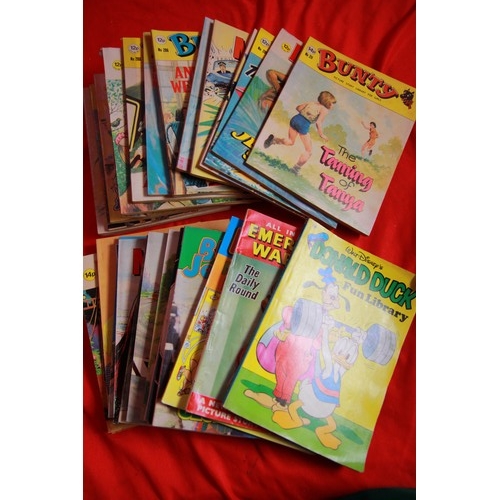 331 - A pile of girls comic books comprising Judy, Mandy, Debbie  and bunty etc, all in good condition