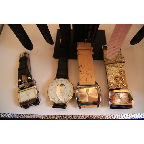 65 - 10 ladies watches, 8 by Le Chat, all working