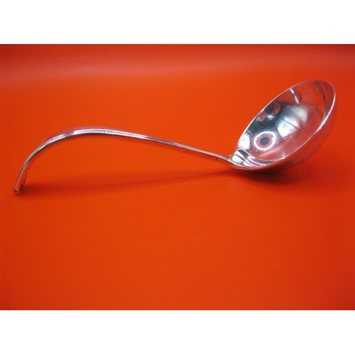 229 - A small sterling silver ladle in excellent order, hallmarked for Sheffield 1963, maker not identifie... 