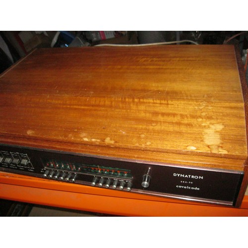 153 - A vintage Dynatron Stereo system with Goldring deck and a pair of BRC Speakers