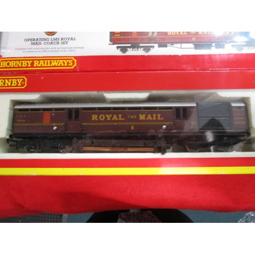 19 - Five Hornby   Lms Royal mail coaches Two have been checked and are complete the other three require ... 