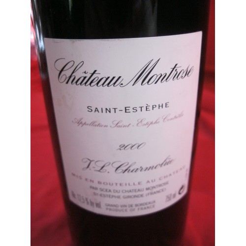 3A - Bottle of Chateau Montrose 2000 Red Wine
It shows beautiful spices and dark fruits on the nose and p... 