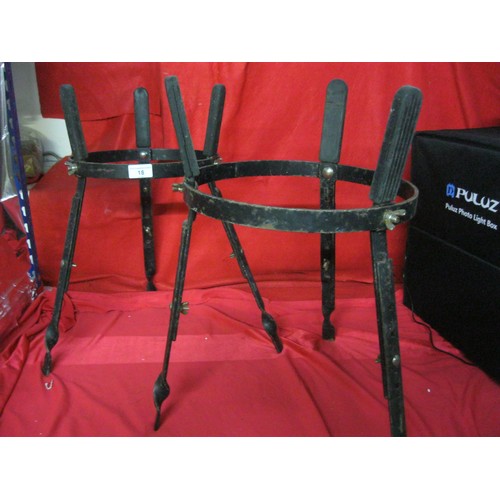 18 - Pair of Bongo Stands